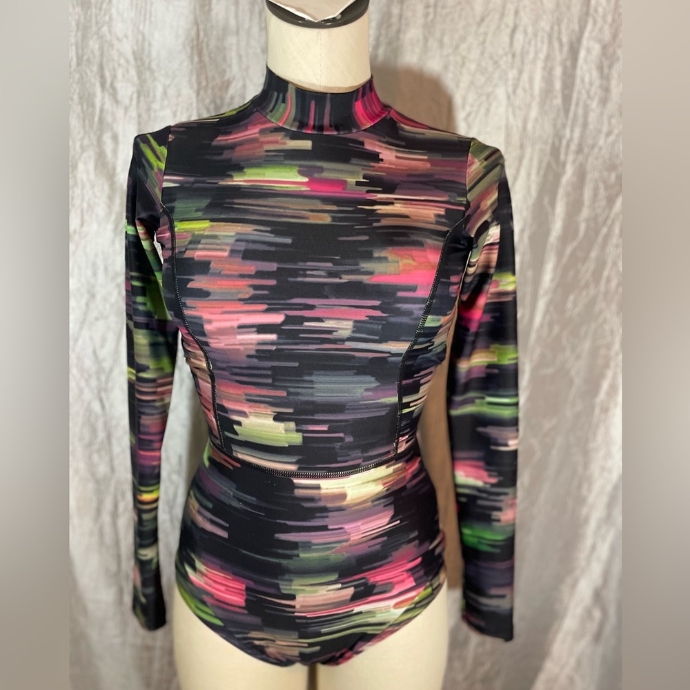Axesea back zipper long sleeve one piece size 6